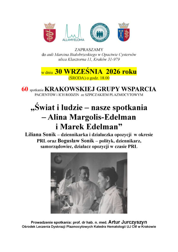 30 wrzesnia 2026 rok Marek Edelman i Alina Margolis