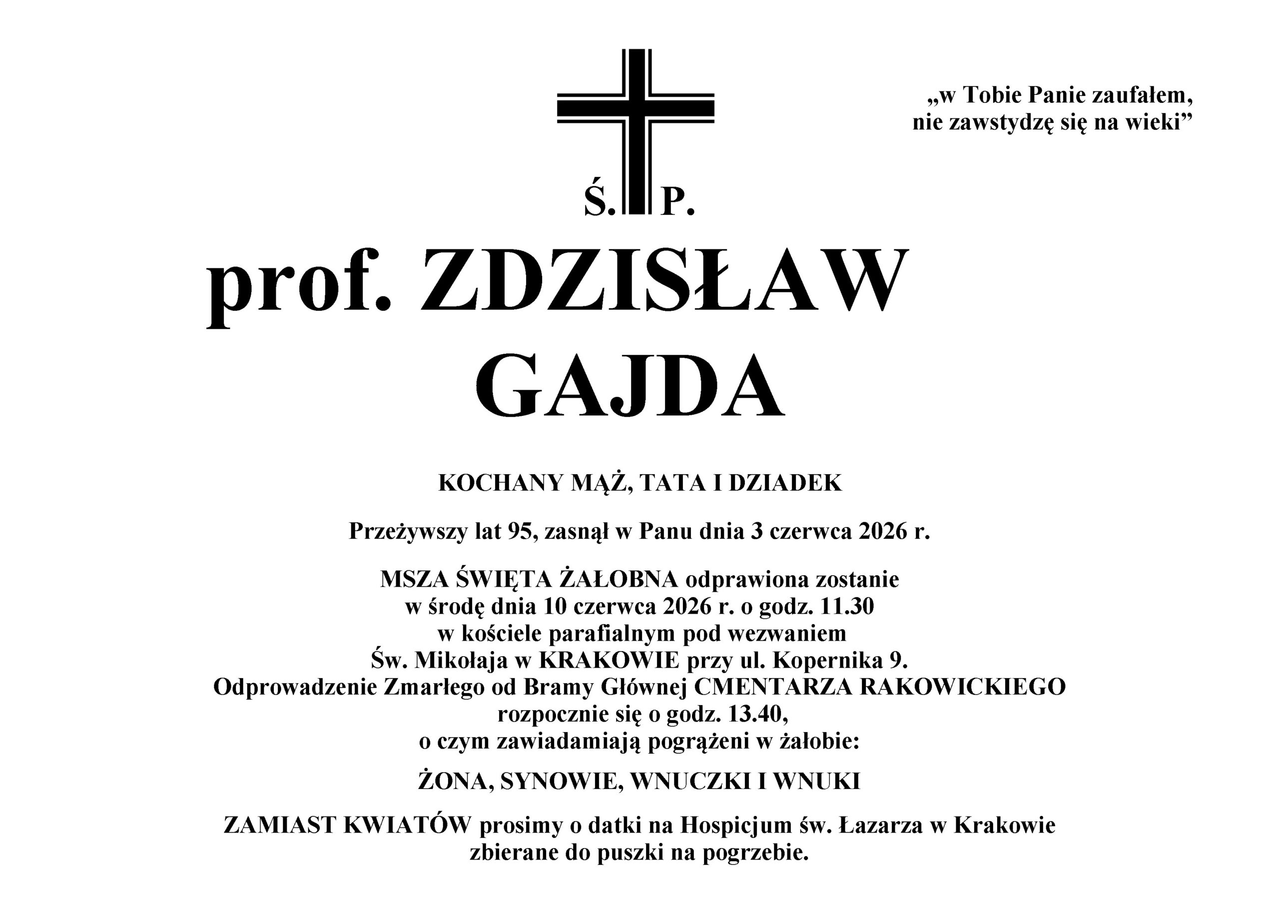 GAJDA ZDZISŁAW